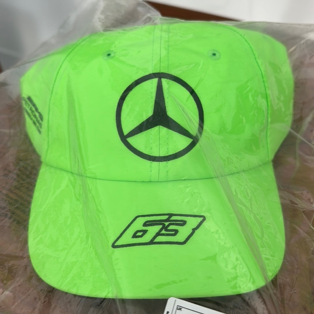 Mercedes AMG Petronas Neon Green Cap